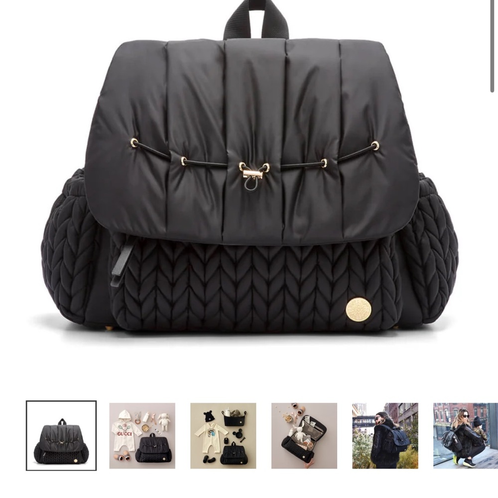 Happ Levy Diaper Bag Backpack Black